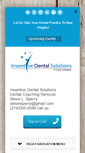 Mobile Screenshot of inventivedentalsolutions.com